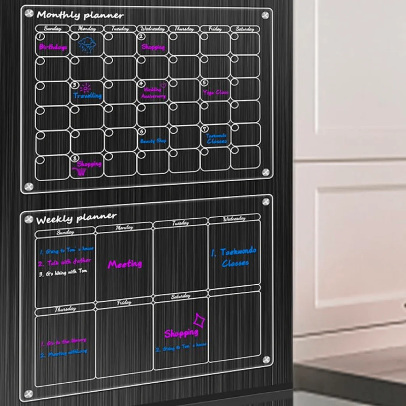 Aufgabenmeister™ | Magnetischer Acrylkalender und Planer